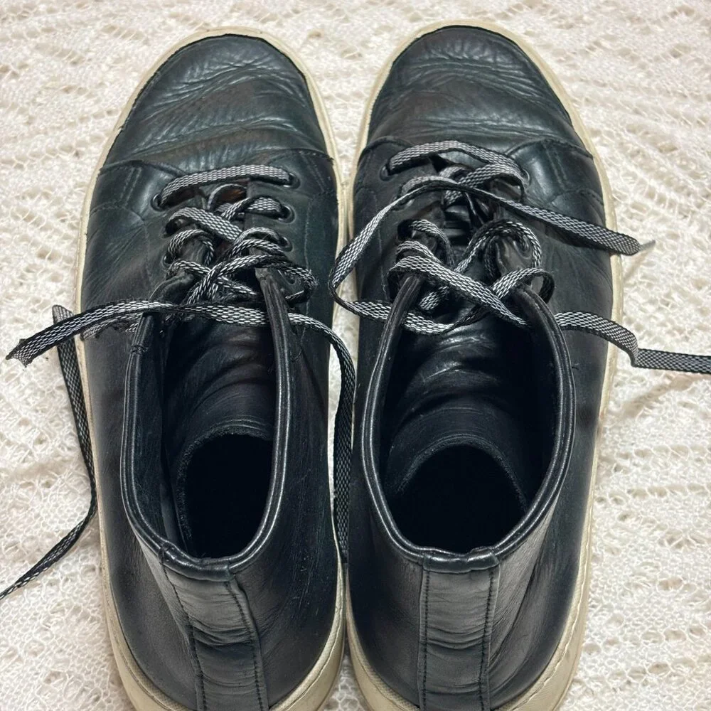 Rancourt & Co.‎ Leather Chukka Boot Black Solid Handcrafted Made in USA 9.5 D